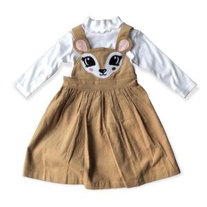 NWOT Bluberi Boulevard Deer Dress